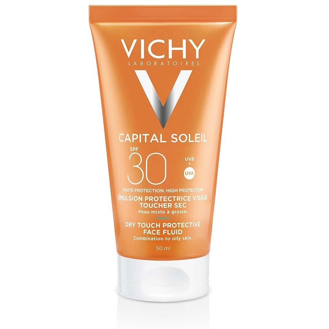 Vichy Capital Soleil Dry Touch матиращ флуид за лице SPF30, 50 мл | Виши, Капитал Солей