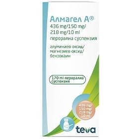 Teva Алмагел перорална суспензия 170 мл | Тева