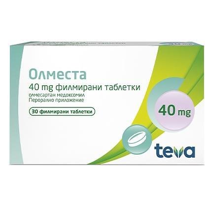 Teva Олместа 40 мг 30 таблетки | Тева
