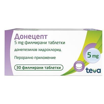 Teva Донецепт 5 мг 30 таблетки | Тева