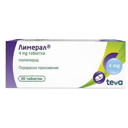 Teva Лимерал 4 мг 30 таблетки | Тева