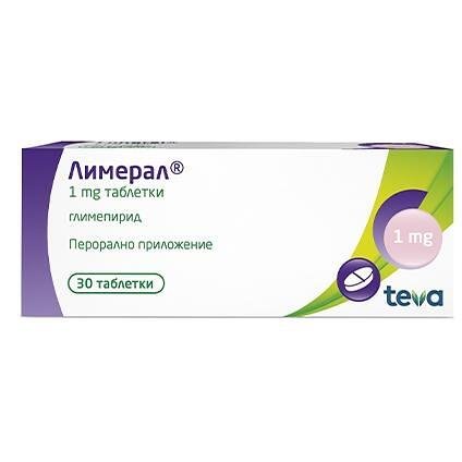 Teva Лимерал 1 мг 30 таблетки | Тева