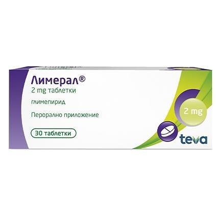 Teva Лимерал 2 мг 30 таблетки | Тева