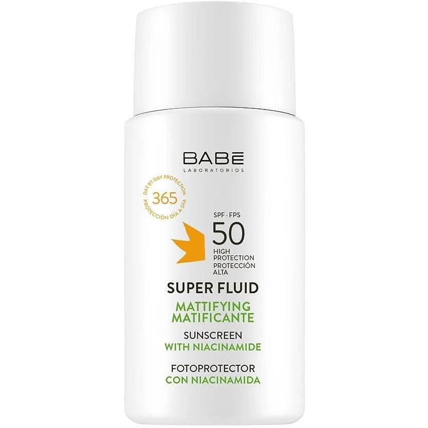 Babe слънцезащитен матиращ суперфлуид SPF50, 50 мл | Бабе