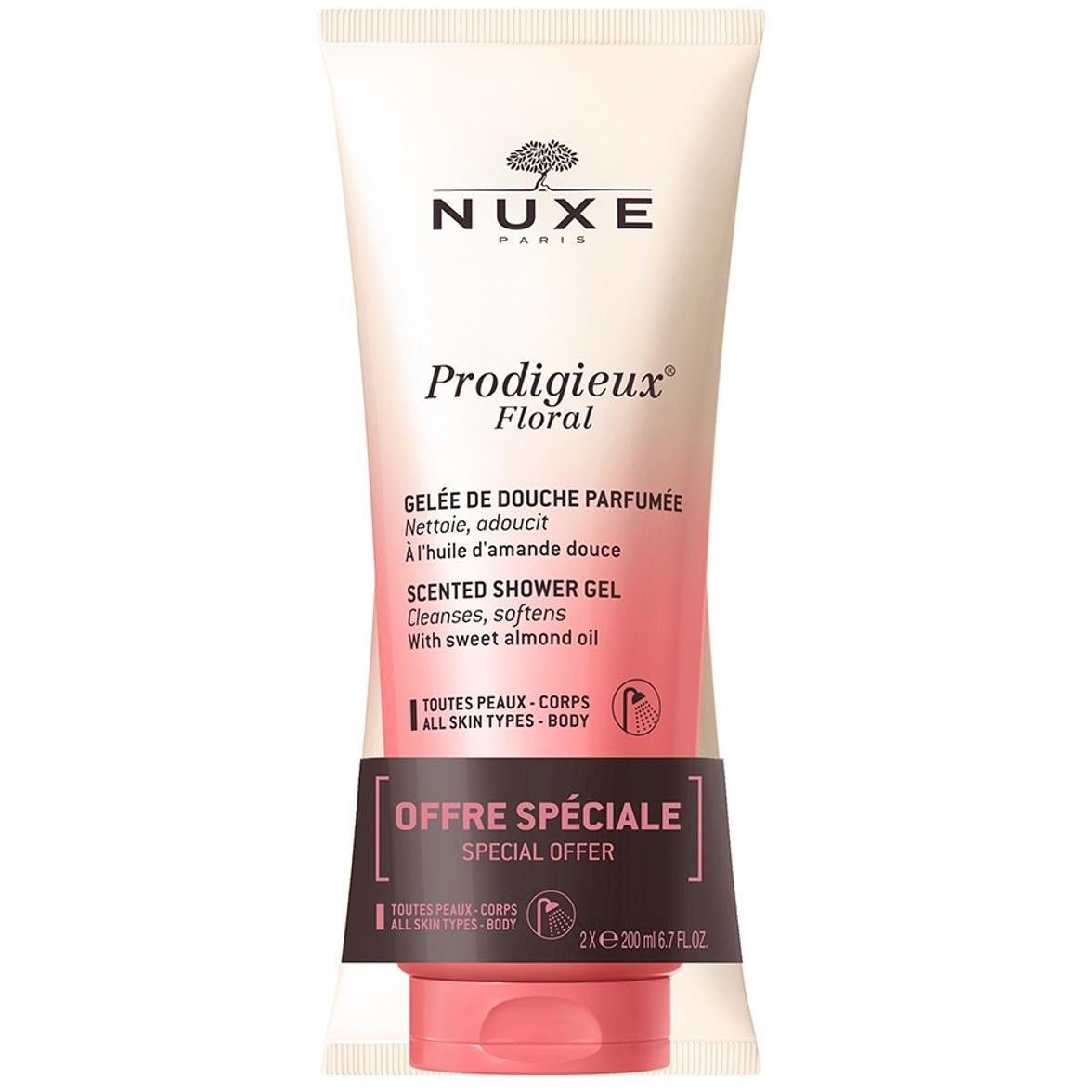 Nuxe Prodigieuse флорален душ гел, 2 бр. х 200 мл | Нукс, Продижо