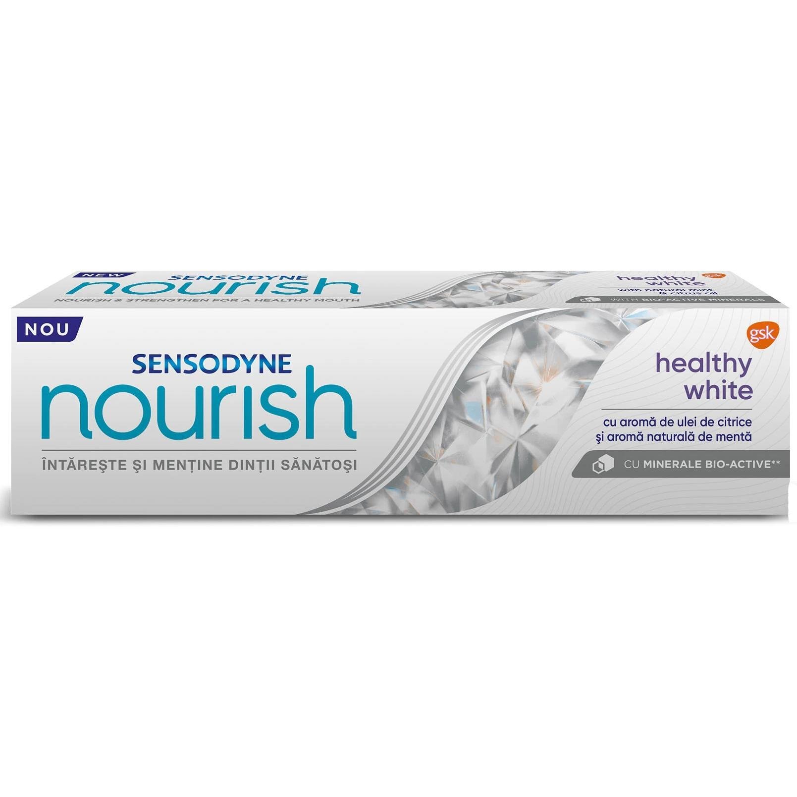 Sensodyne Nourish Healthy White паста за зъби, 75 мл | Сенсодин, Нуриш