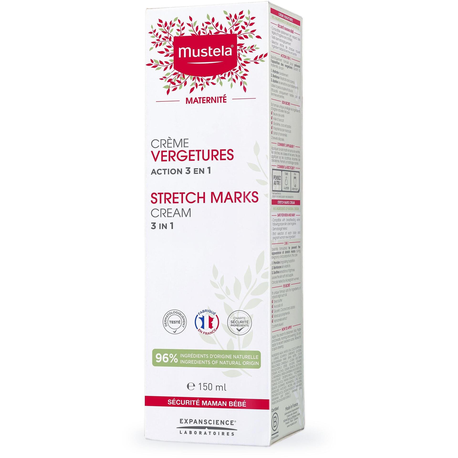 Mustela Maternite крем 3в1 против стрии, 150 мл | Мустела, Матерните