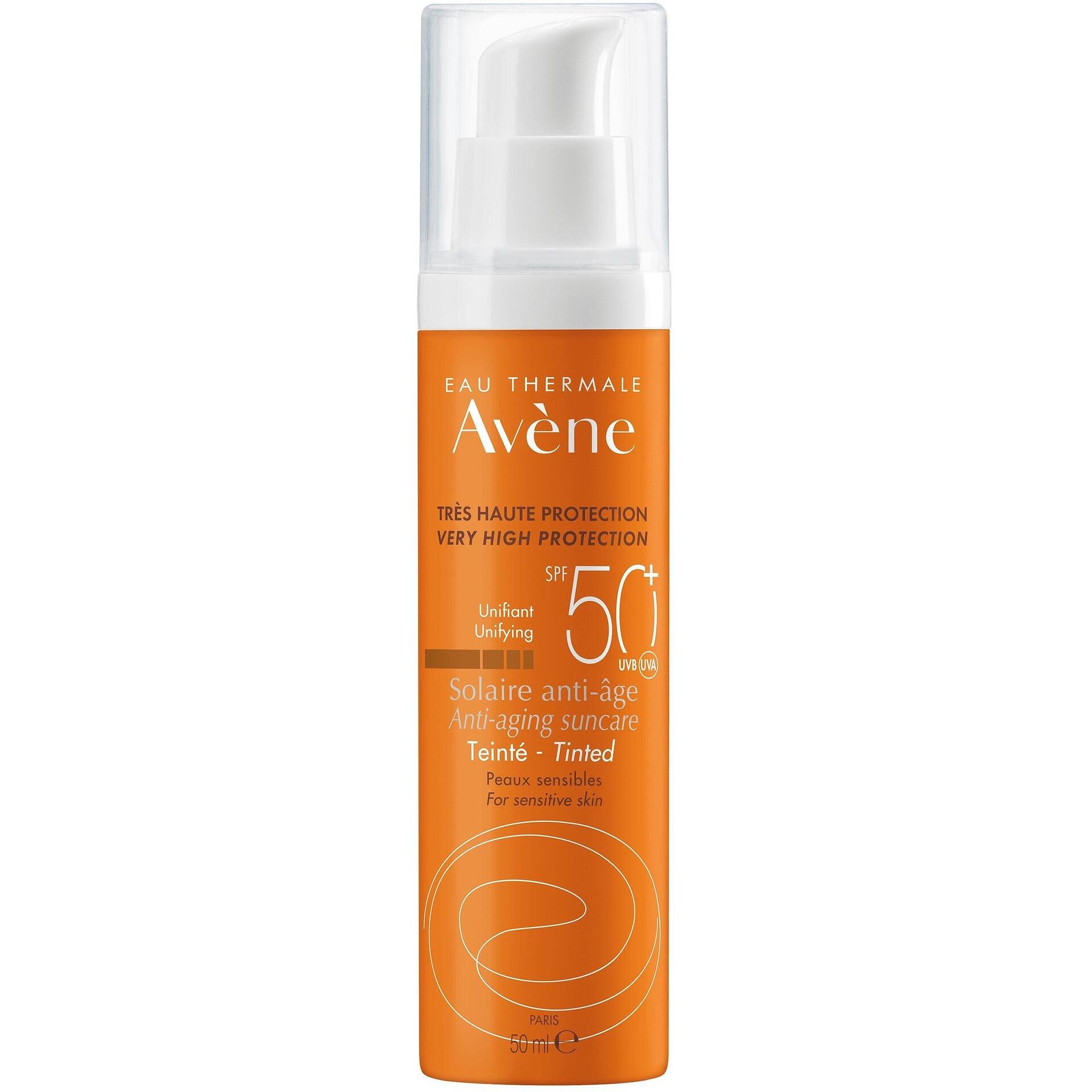 Avene слънцезащитен тониран анти-ейдж флуид SPF50+, 50 мл | Авен