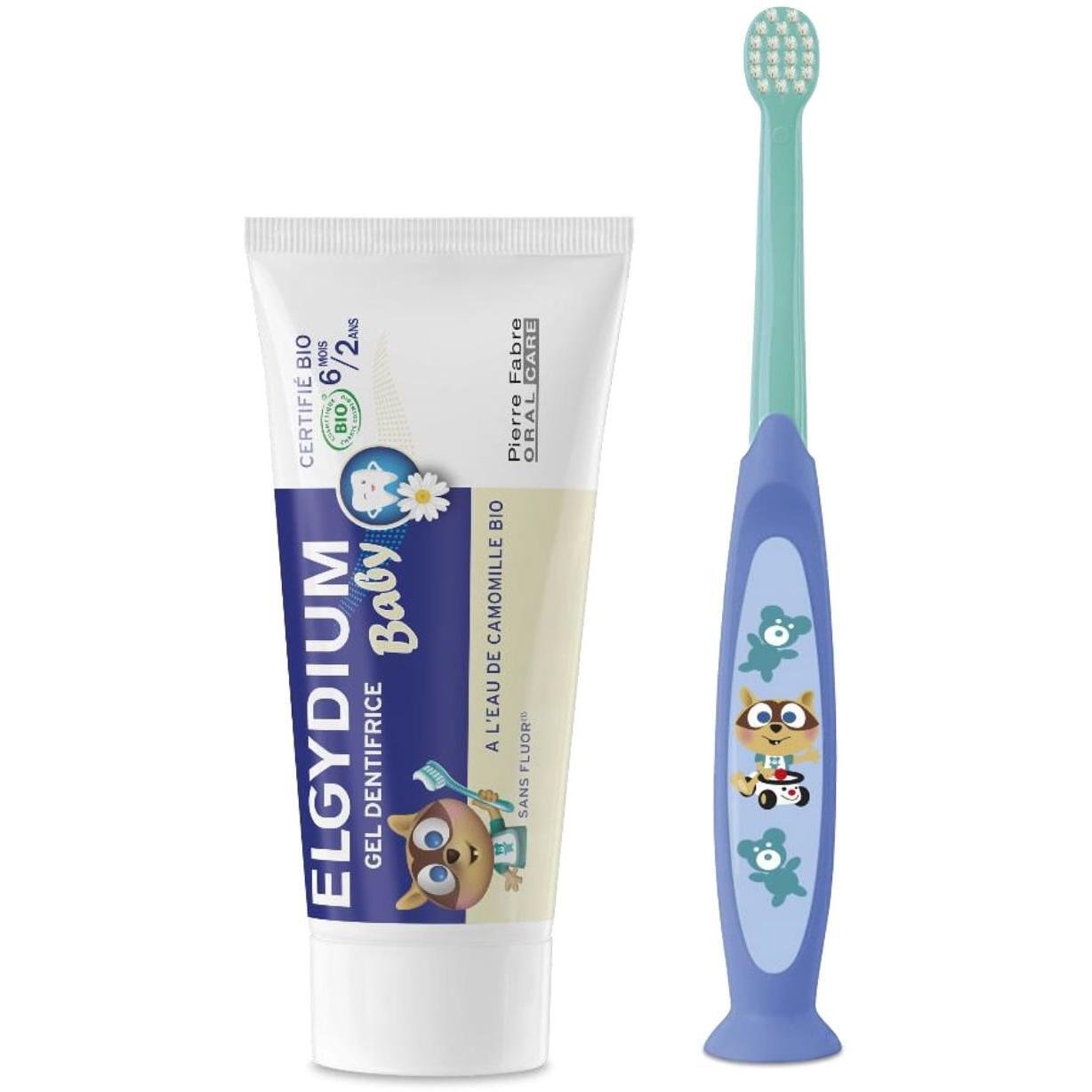Elgydium Baby паста за зъби 30 мл + четка за зъби, 1 бр. | Елгидиум