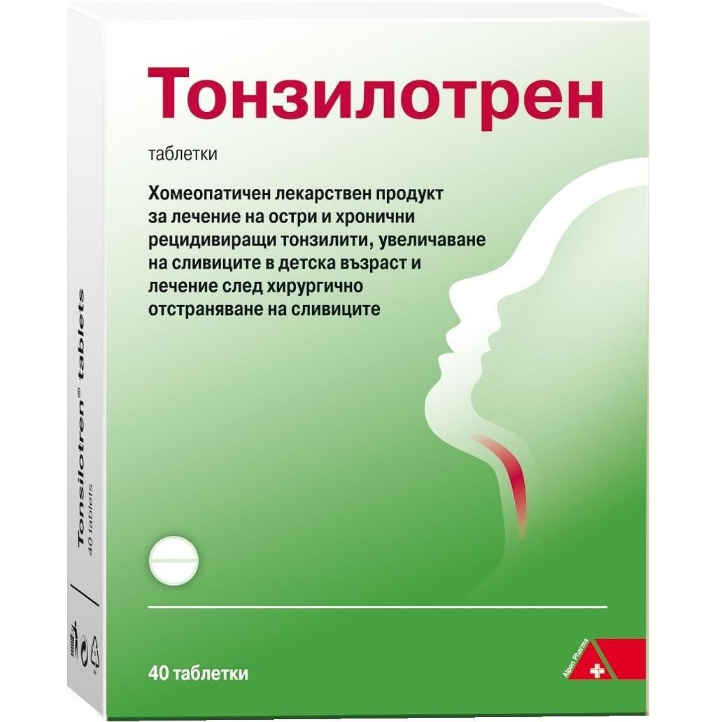 Alpen Pharma Тонзилотрен таблетки, 40 бр. | Алпен Фарма