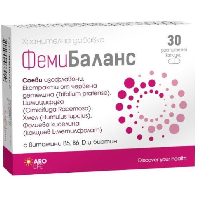 Aro Life фемибаланс капсули, 30 бр. | Аро Лайф