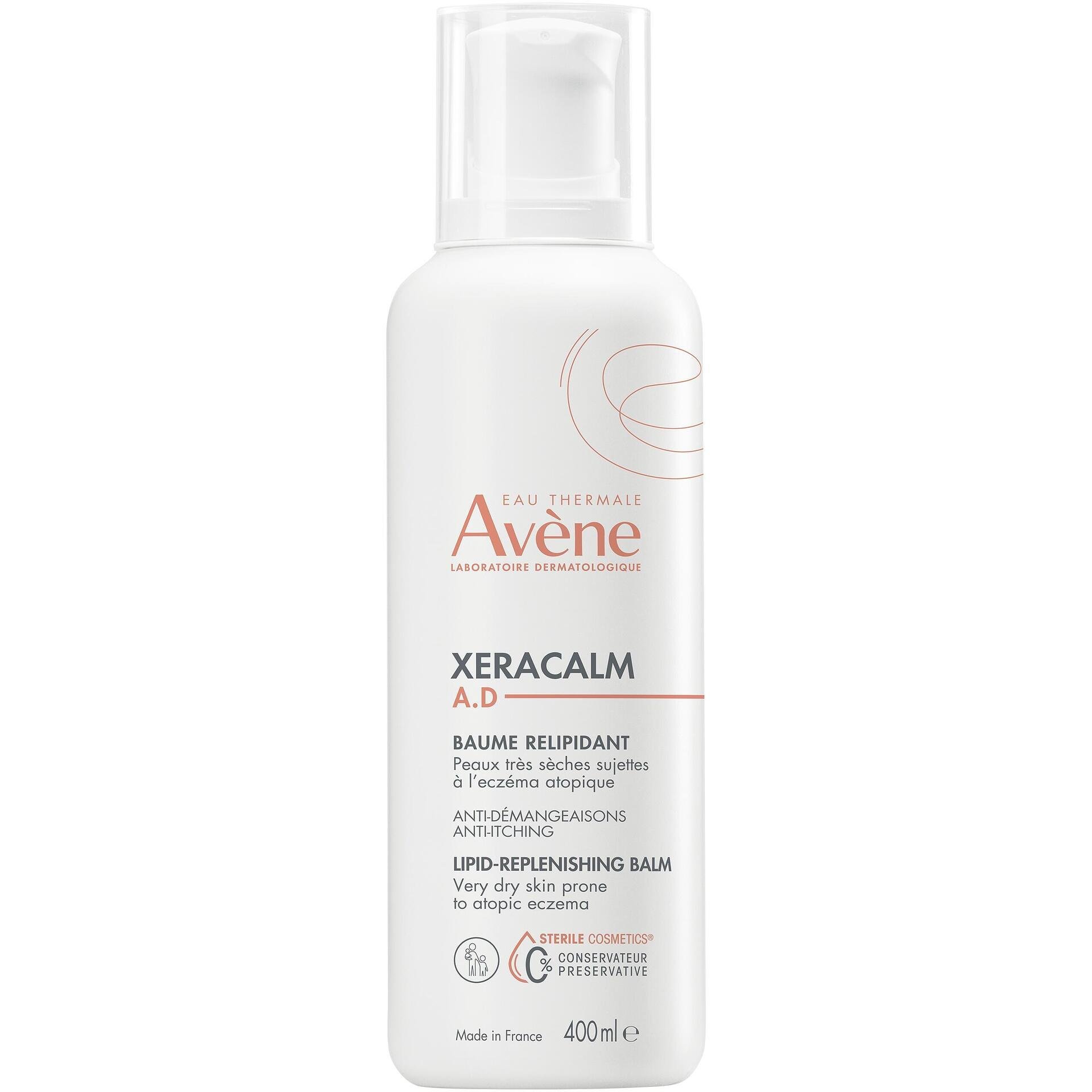 Avene Xeracalm A.D релипидиращ балсам, 400 мл | Авен, Ксеракалм А.Д