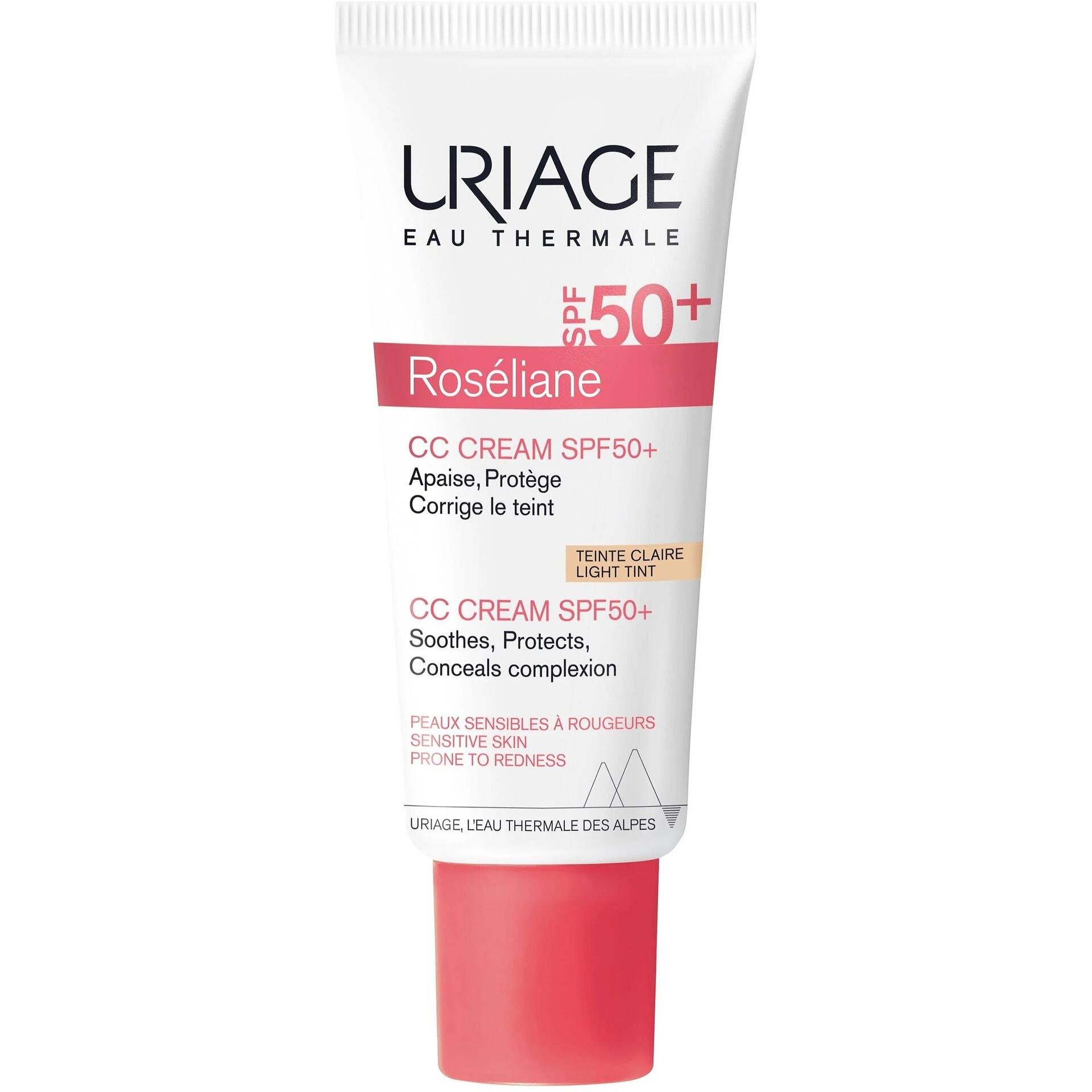 Uriage Roseliane тониран крем SPF50+, 40 мл | Уриаж, Розелиан