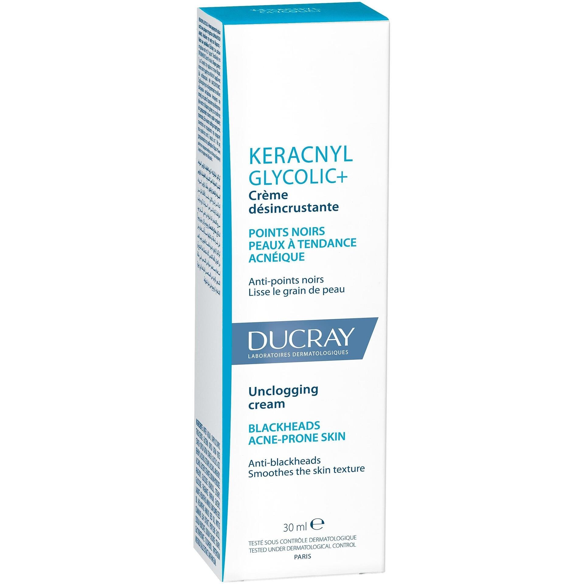 Ducray Keracnyl Glycolic крем против акне, 50 мл | Дюкре, Керакнил