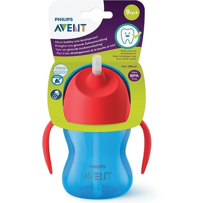 Avent чаша със сламка 9+ месеца, 200 мл, 1 бр. | Авент,