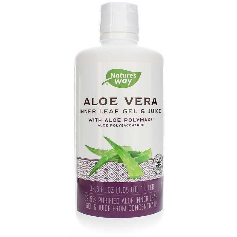 Nature's Way алое вера гел и сок 99.7%, 1 л | Нейчърс уей
