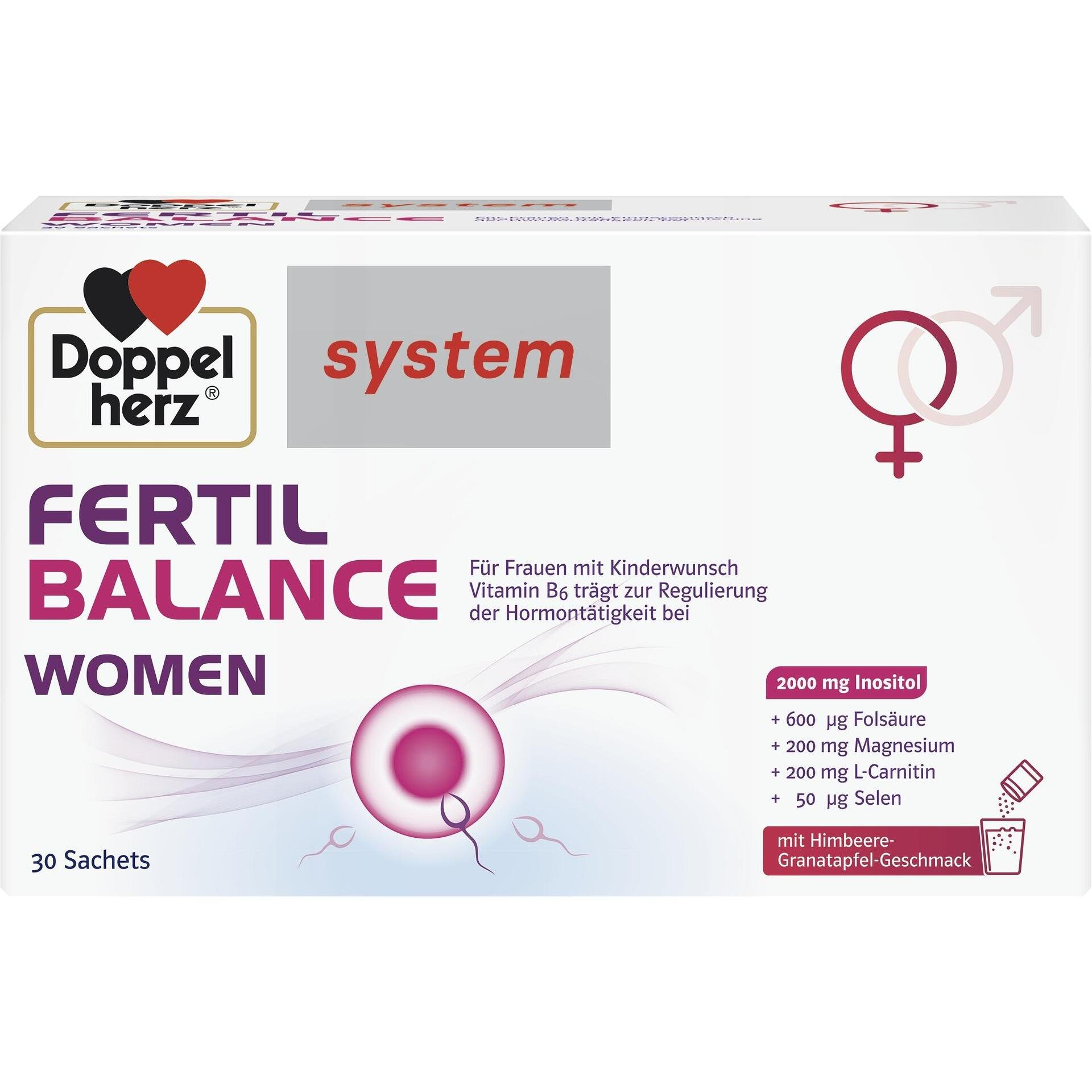 Doppelherz System фертил баланс за жени сашети, 30 бр. | Допелхерц, Систем