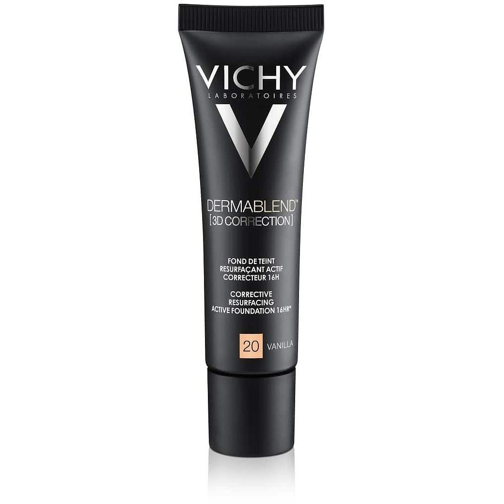 Vichy Dermablend 3D корекция фон дьо тен мазна кожа 20, 30 мл | Виши