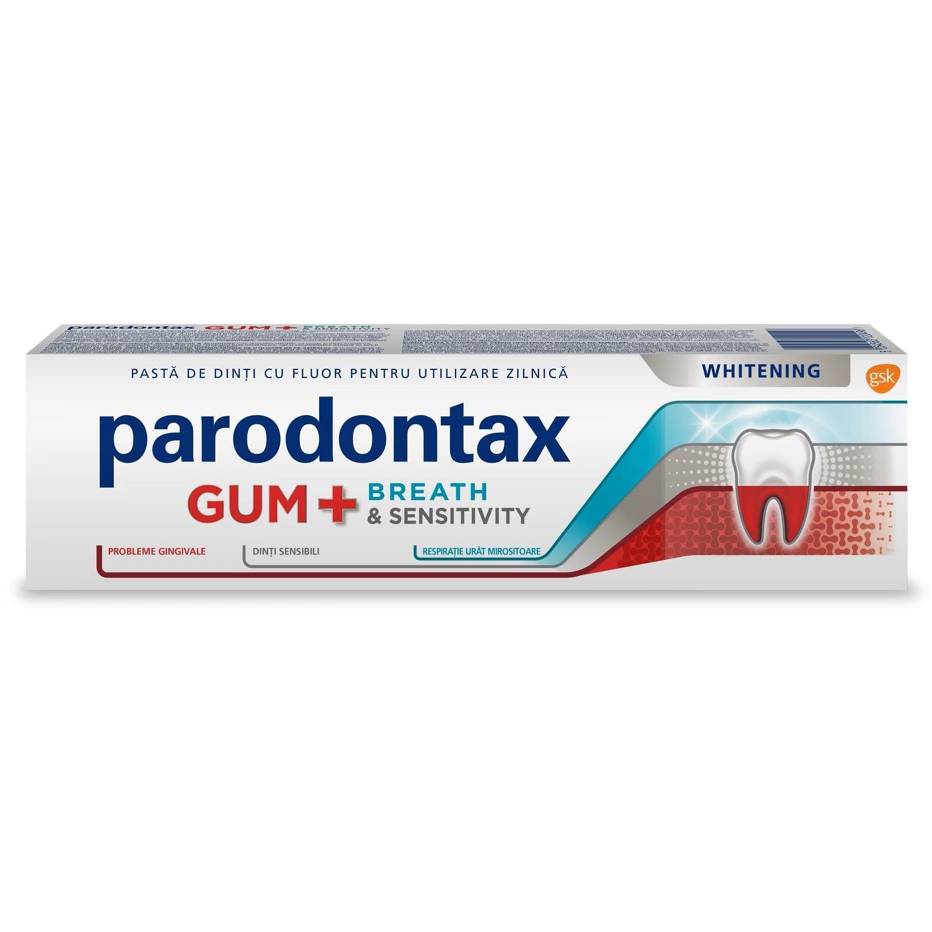 Parodontax Gum+ Breath & Sensitivity паста за зъби, 75 мл | Пародонтакс, Гъм+ Брийт & Сензитивити