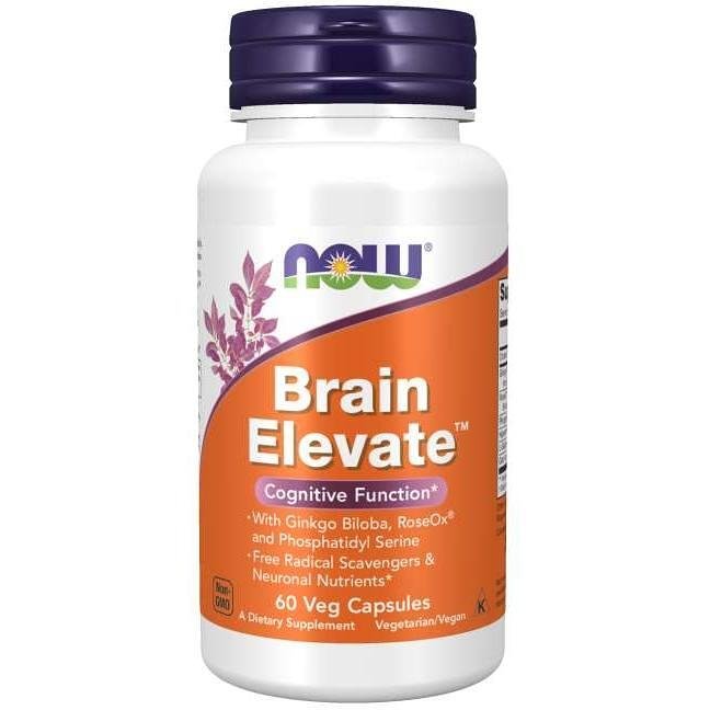 Now Brain Elevate, 60 капсули | Нау