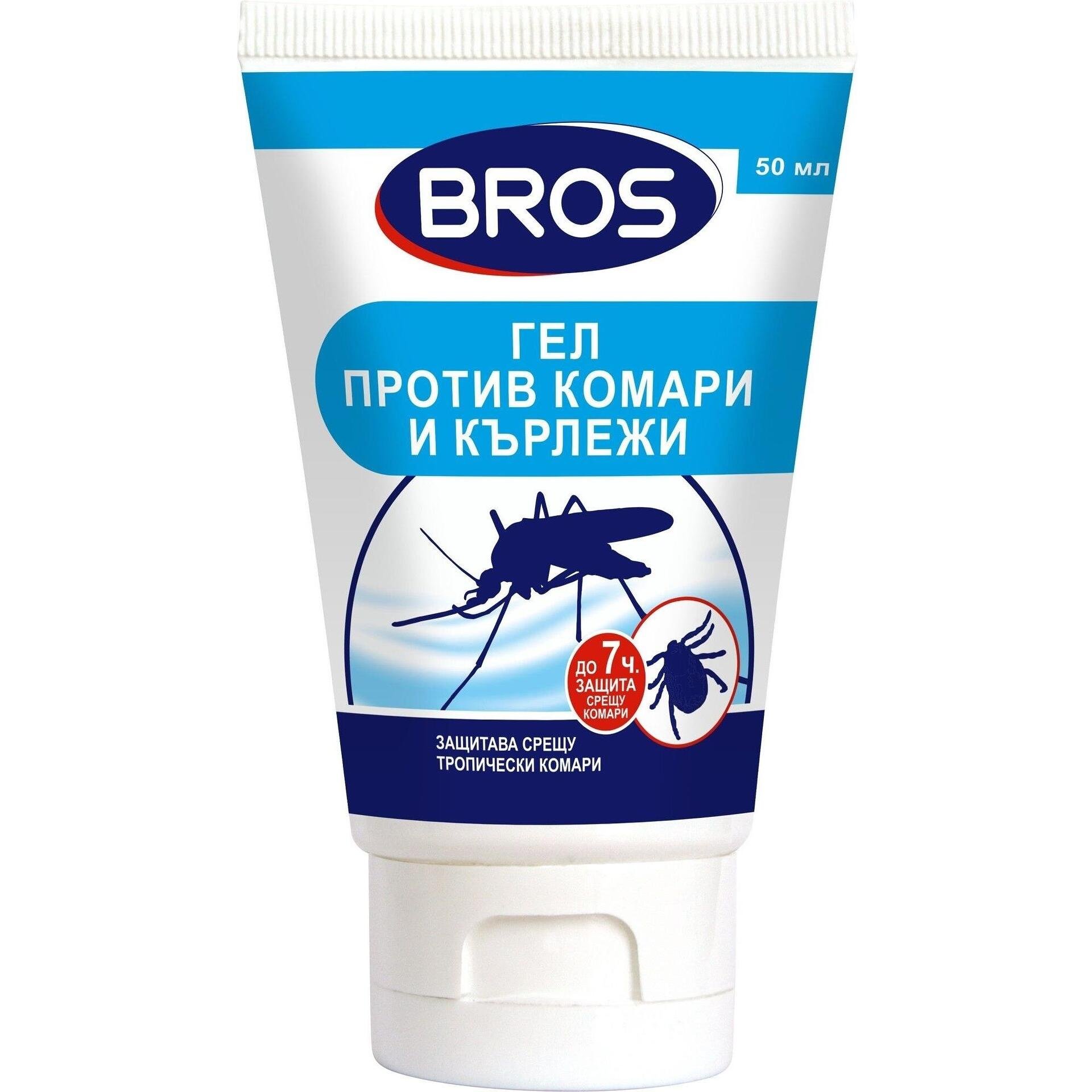 Bros гел против комари и кърлежи, 50 мл | Брос