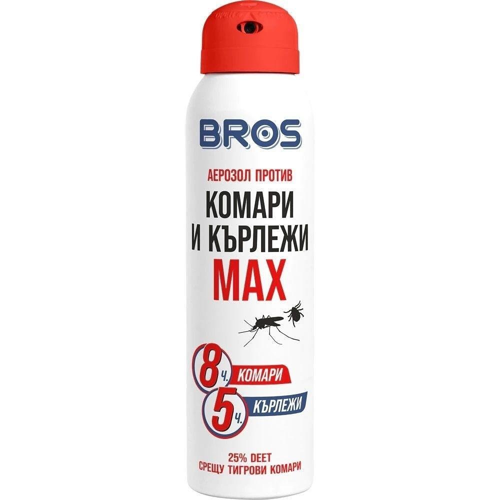 Bros аерозол против комари и кърлежи, 90 мл | Брос