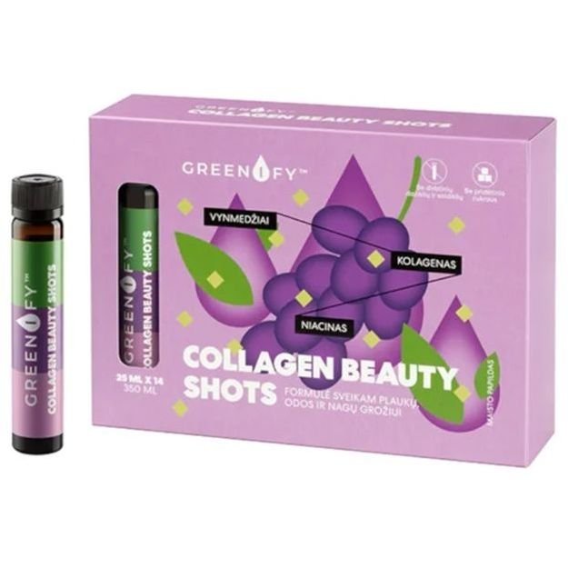 Valentis Greenify Collagen Beauty Shots колаген за красота, 14 бр. х 25 мл | Валентис, Грийнифай