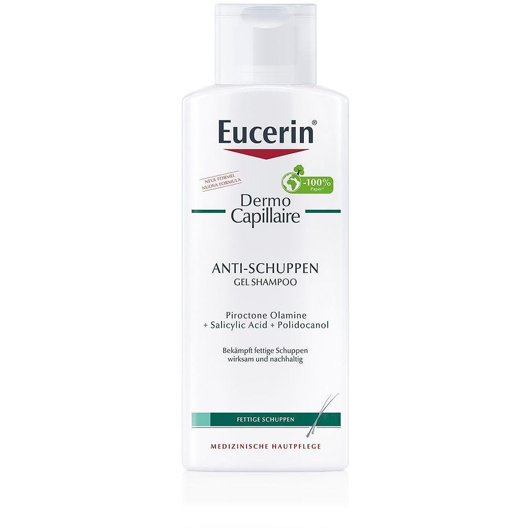 Eucerin Dermo Capilliare гел-шампоан против пърхот за мазен скалп, 250 мл | Еусерин