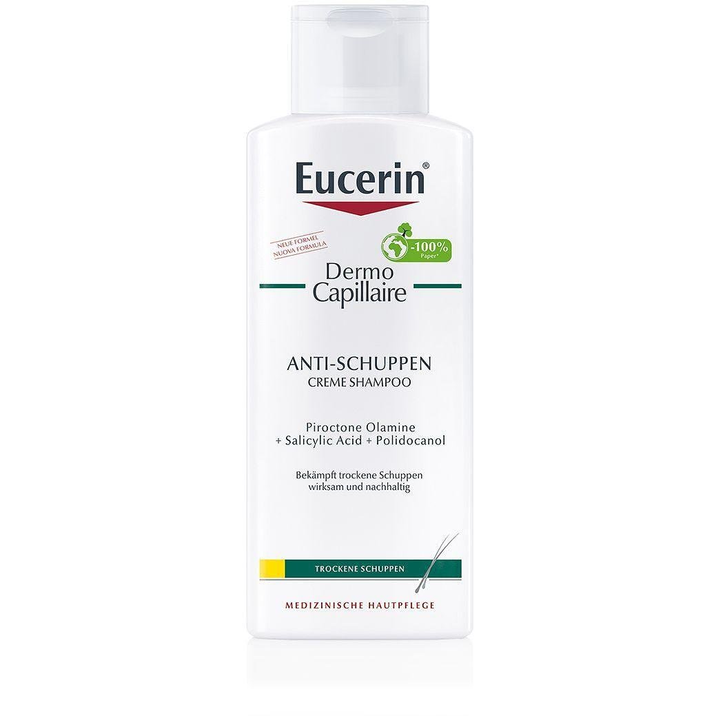 Eucerin Dermo Capilliare крем-шампоан против пърхот за сух скалп, 250 мл | Еусерин