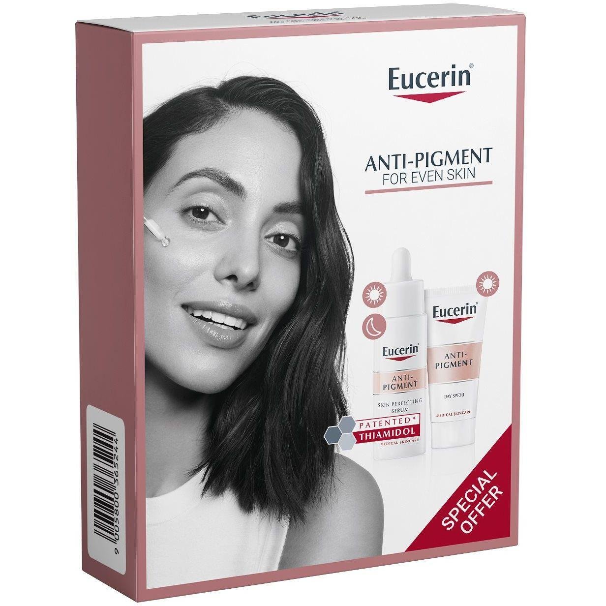 Eucerin Anti-Pigment серум за сияйна кожа + дневен крем SPF30, 50 мл | Еусерин