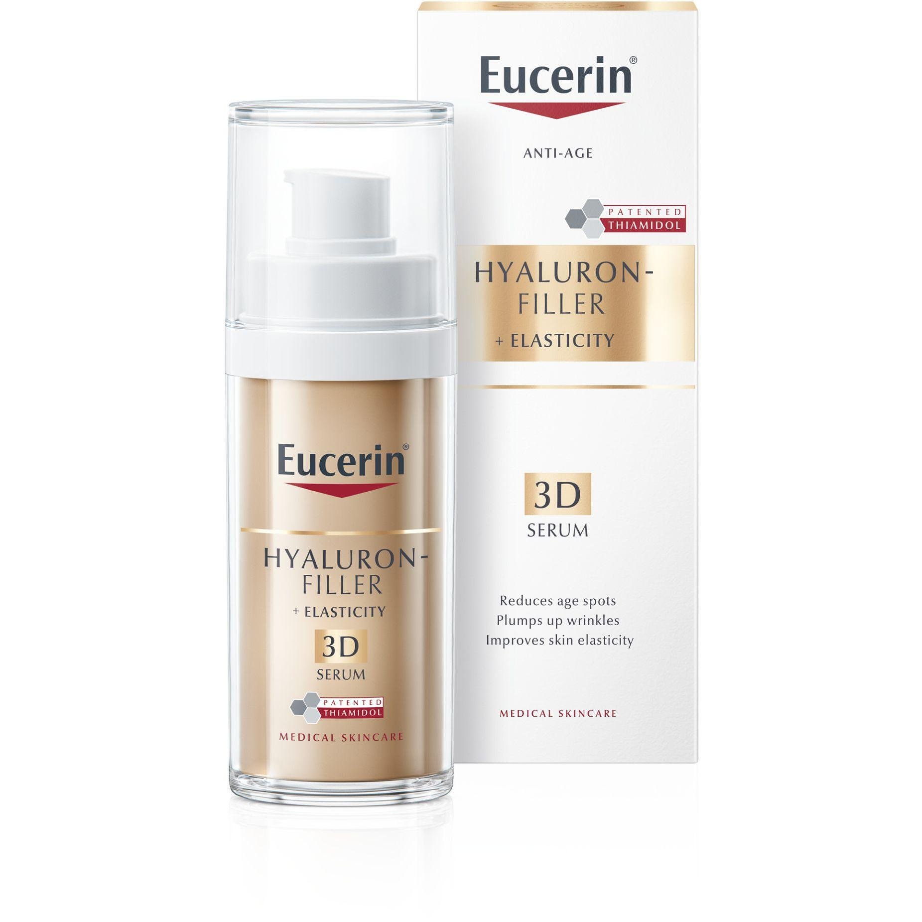 Eucerin Hyaluron-Filler +Elasticity 3D серум, 30 мл | Еусерин
