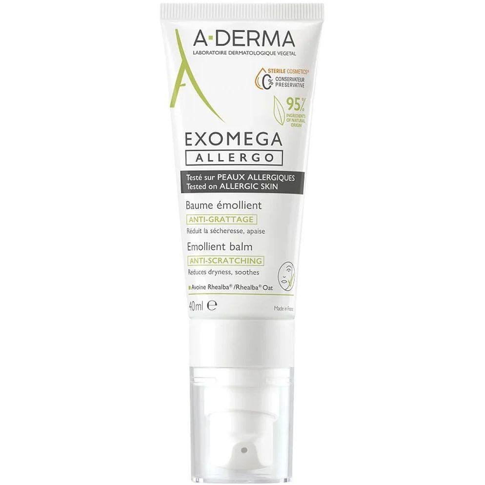 A-Derma Exomega Alegro емолиентен балсам, 40 мл | А-Дерма