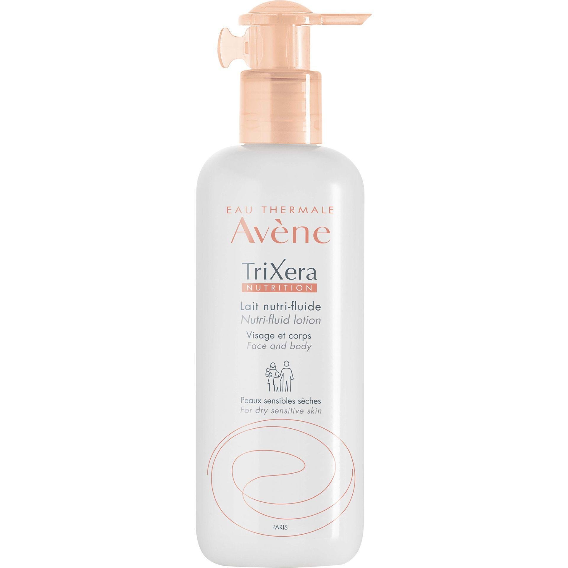 Avene TriXera Nutrition нутрифлуидно мляко за лице и тяло, 400 мл | Авен