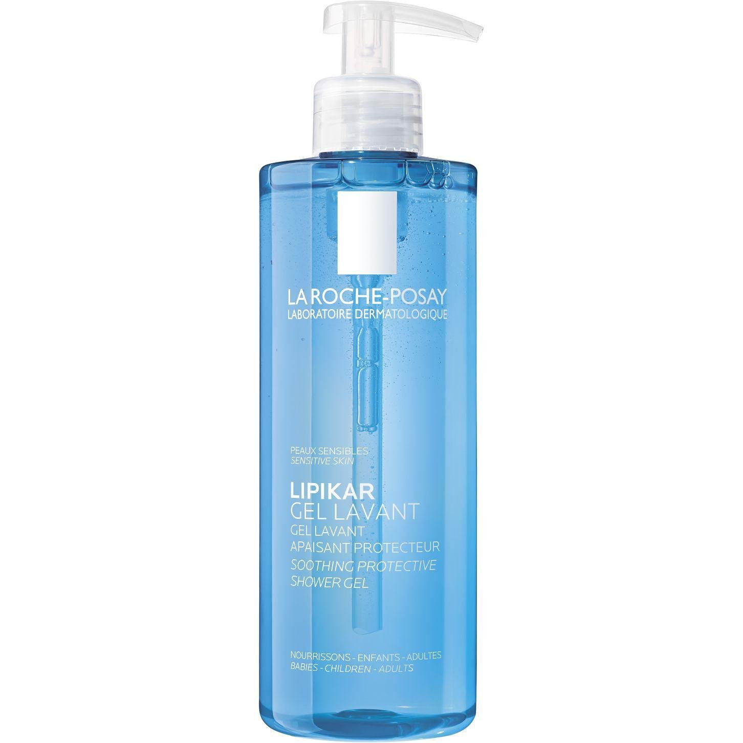 La Roche-Posay Lipikar Gel Lavant успокояващ защитен душ гел за лице и тяло за чувствителна и суха кожа, 400 мл | Ла Рош-Позе, Липикар