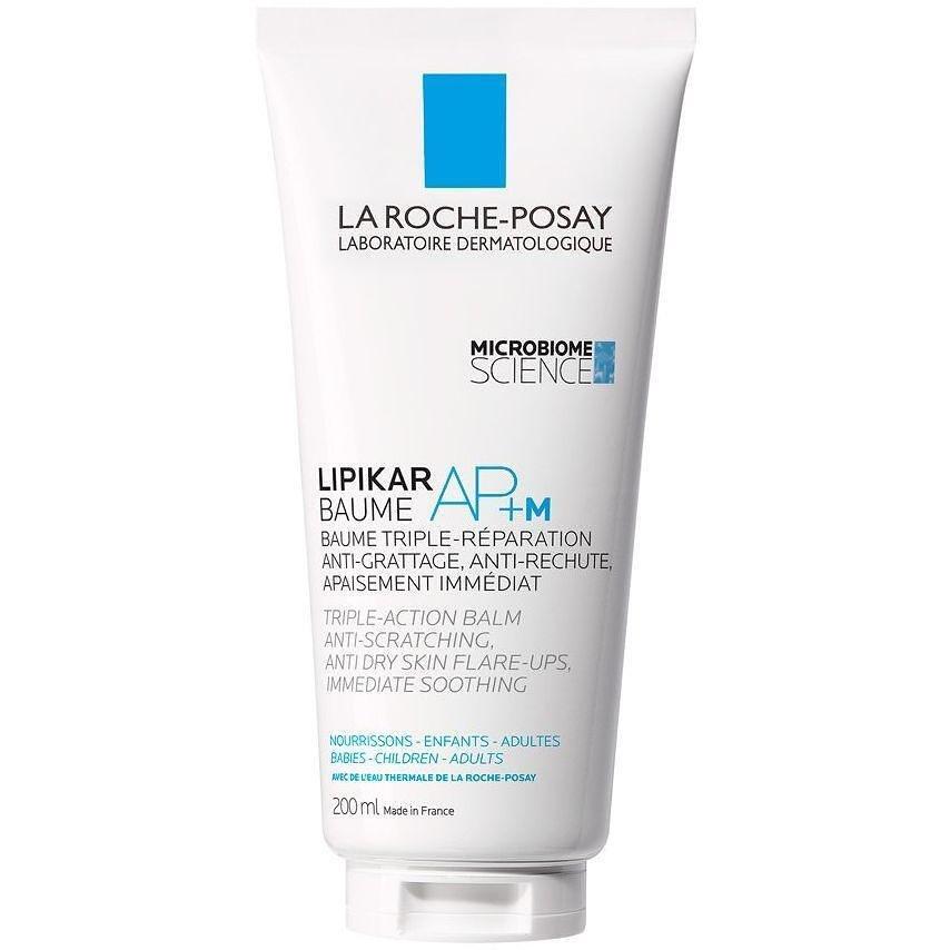 La Roche-Posay Lipikar Baume AP+м успокояващ балсам за лице и тяло за суха и атопична кожа против сърбеж, 200 мл | Ла Рош-Позе, Липикар