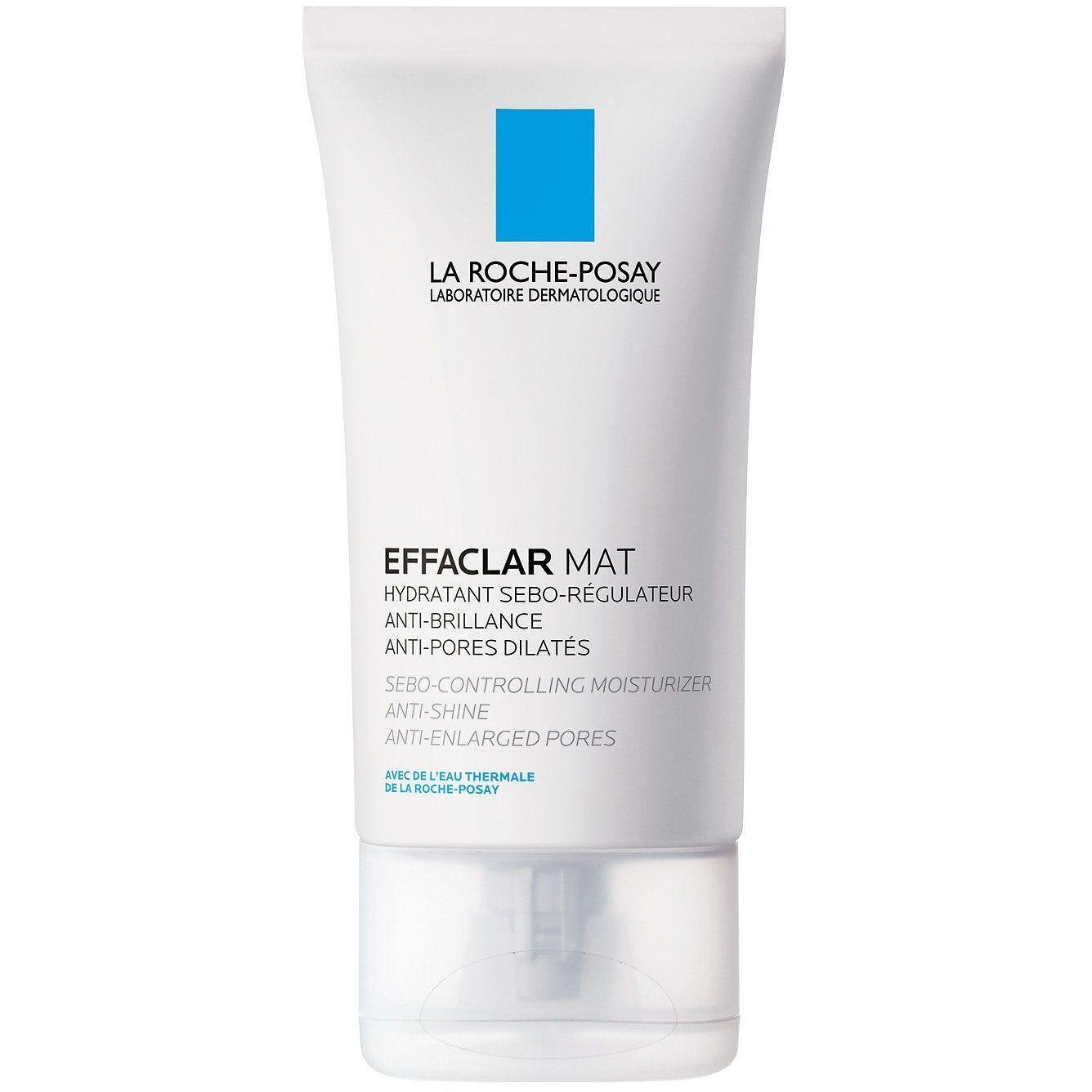 La Roche-Posay Effaclar Mat себорегулиращ хидратант за лице за мазна кожа против лъщене и разширени пори, 40 мл | Ла Рош-Позе, Еффаклар