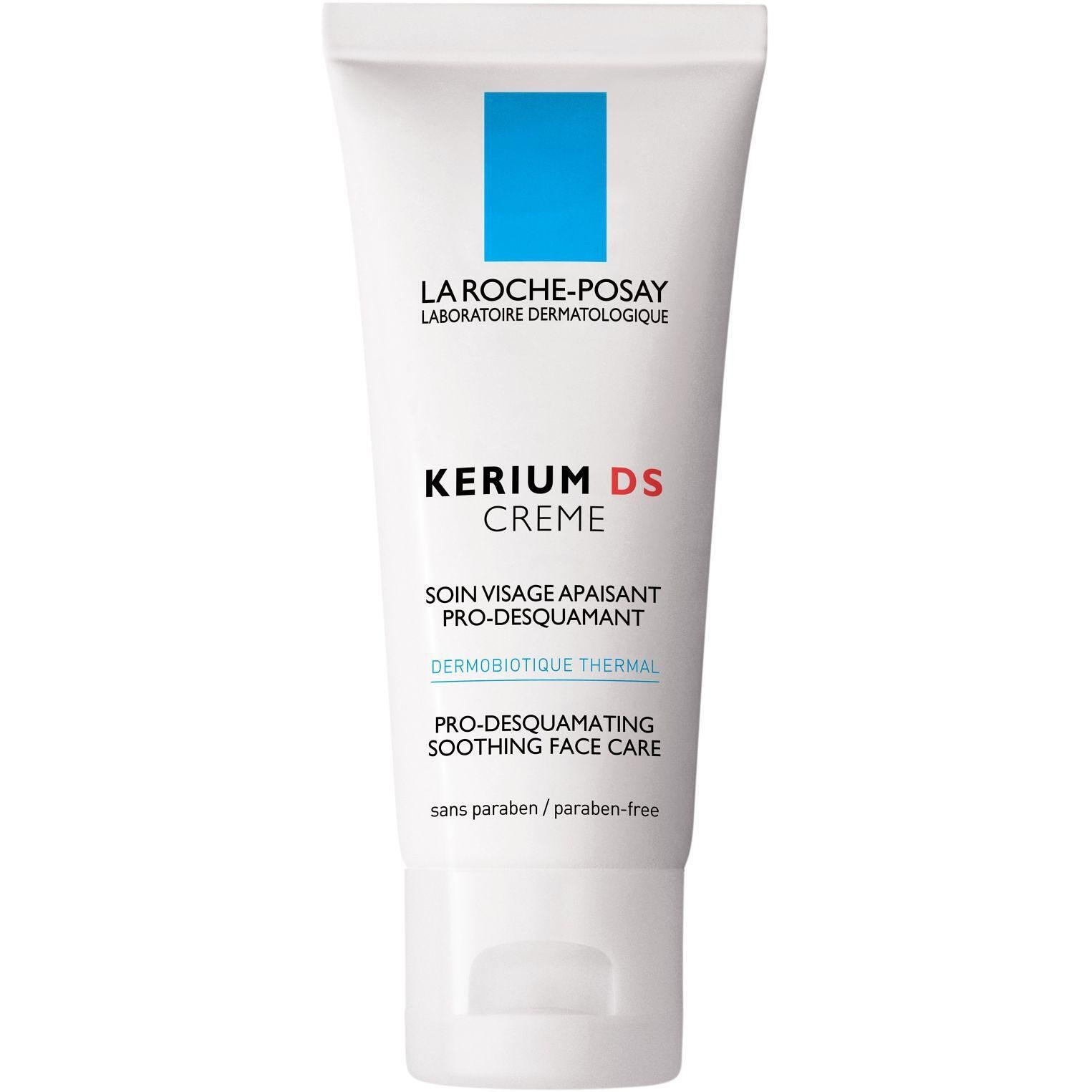 La Roche-Posay Kerium DS успокояващ крем за лице за кожа с излющвания и себореен дерматит, 40 мл | Ла Рош-Позе, Кериум ДС