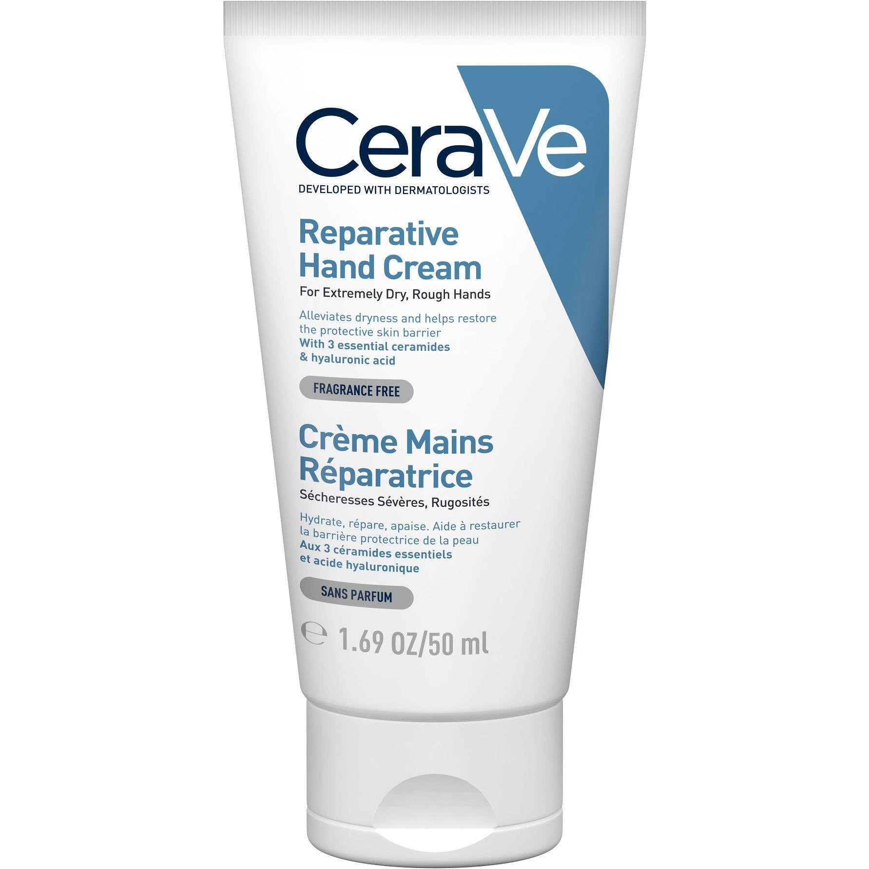 CeraVe възстановяващ крем за ръце за суха и груба кожа, 50 мл | СераВе
