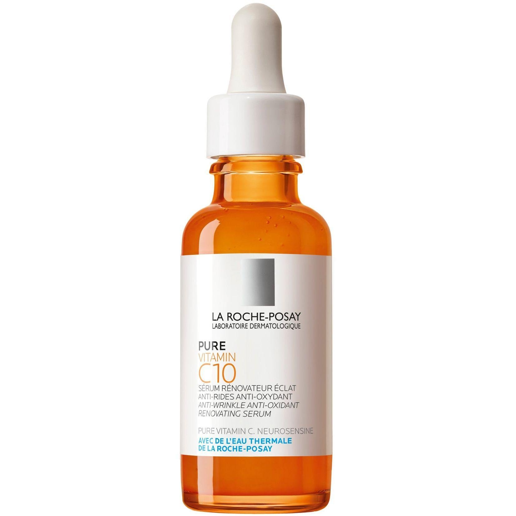 La Roche-Posay Pure Vitamin C10 обновяващ серум за чувствителна кожа против бръчки, 30 мл | Ла Рош-Позе, Vitamin C