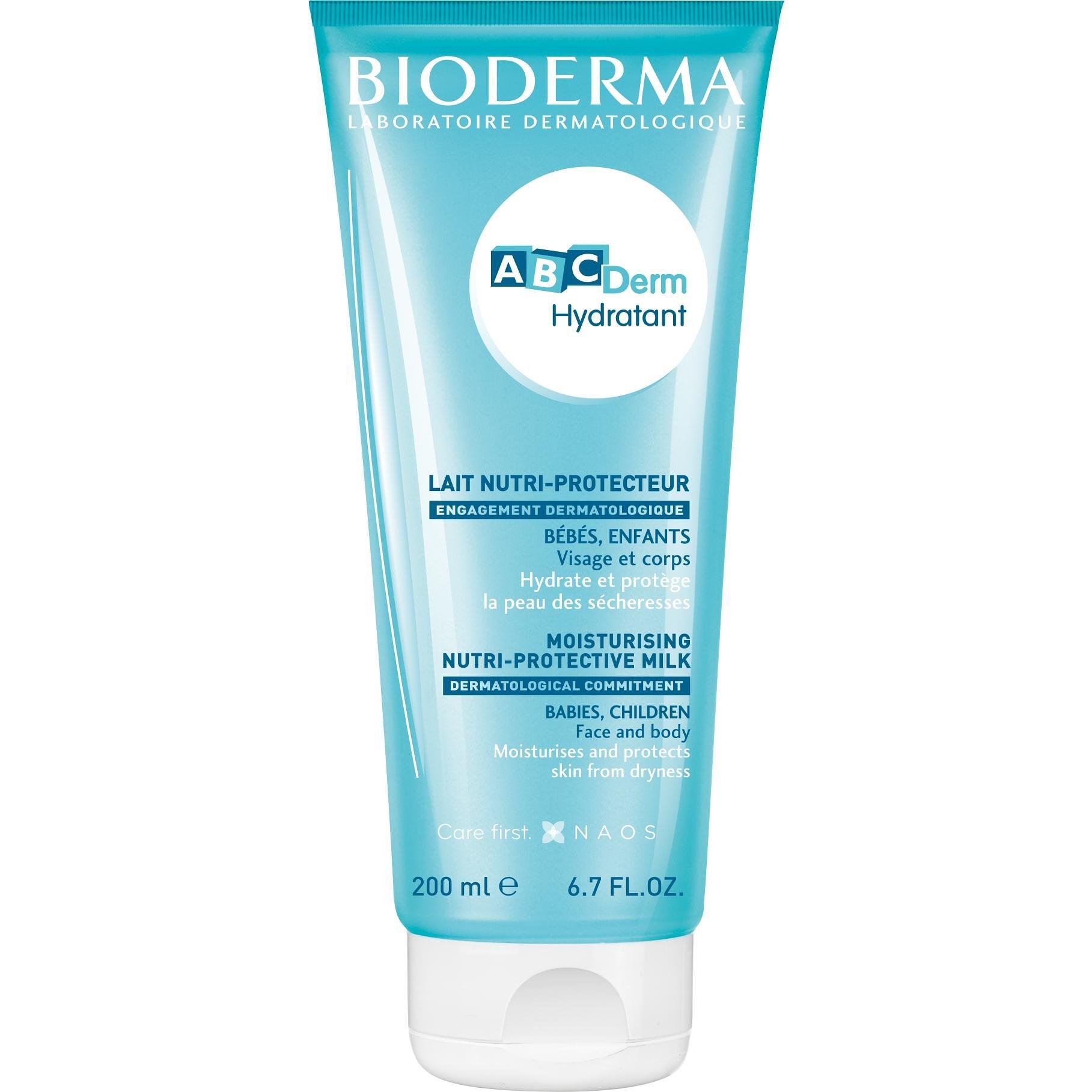 Bioderma ABCDerm хидратиращо мляко, 200 мл | Биодерма, АБЦДерм
