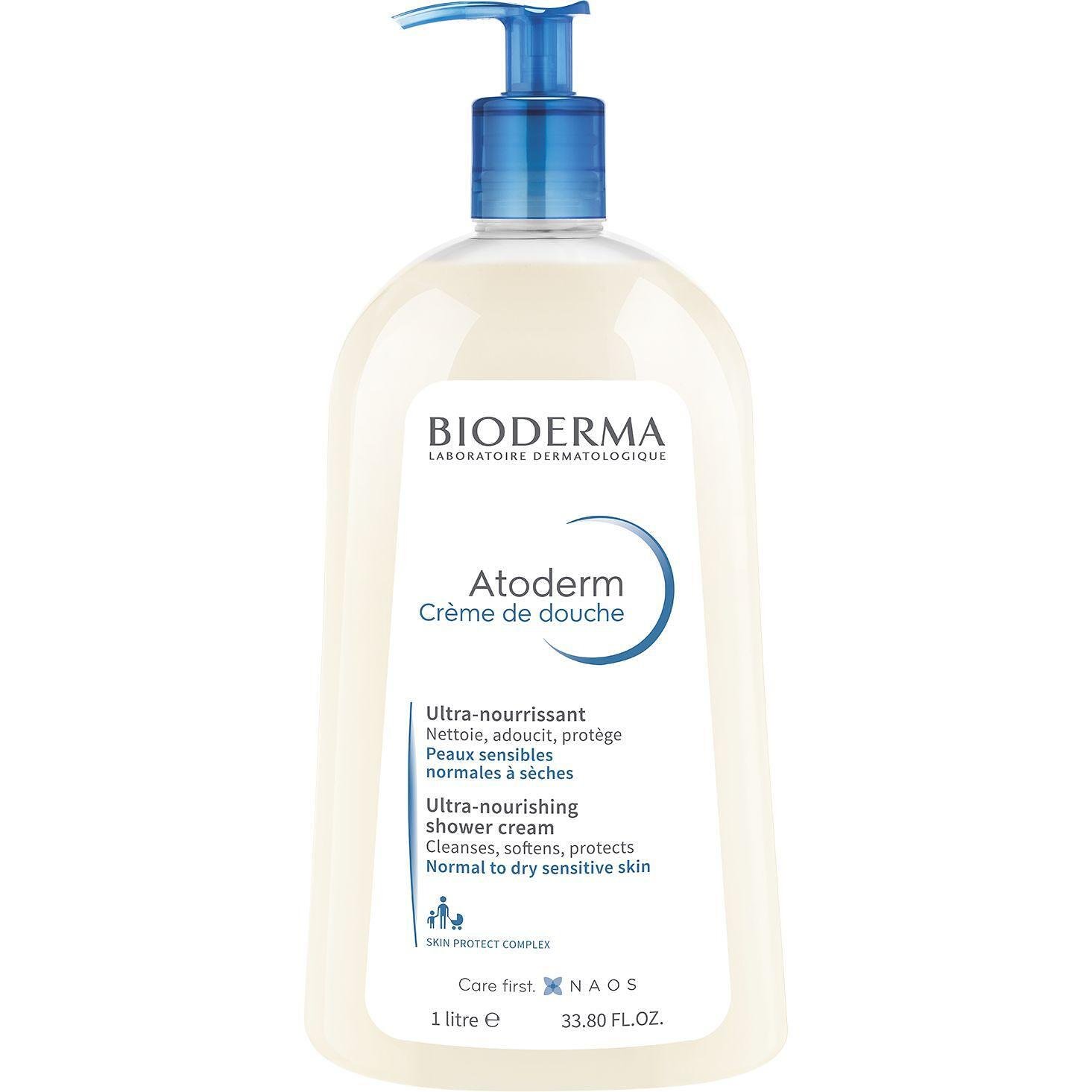 Bioderma Atoderm подхранващ измиващ душ крем, 1 л | Биодерма, Атодерм