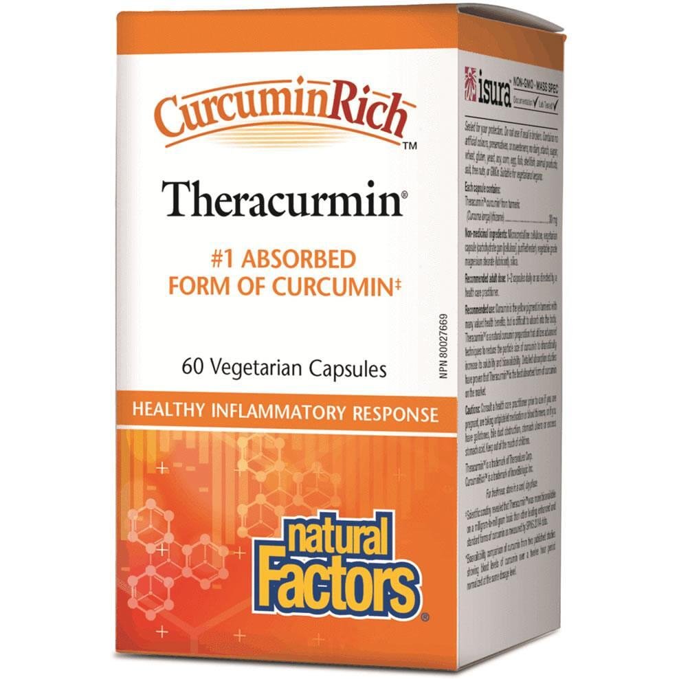Natural Factors теракурмин капсули, 60 бр. х 30 мг | Нейчъръл факторс