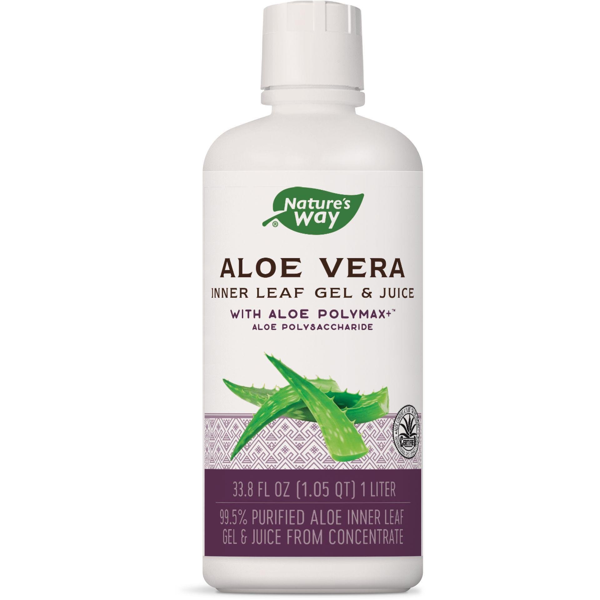 Nature's Way алое вера гел и сок 99%, 1 л | Нейчърс уей