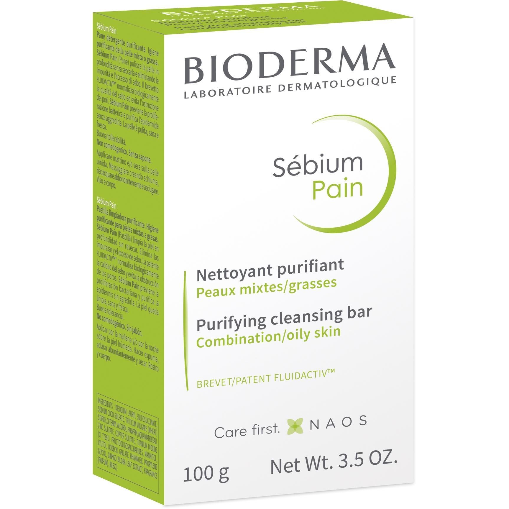 Bioderma Sebium Pain почистващ измивен сапун, 100 гр | Биодерма, Себиум